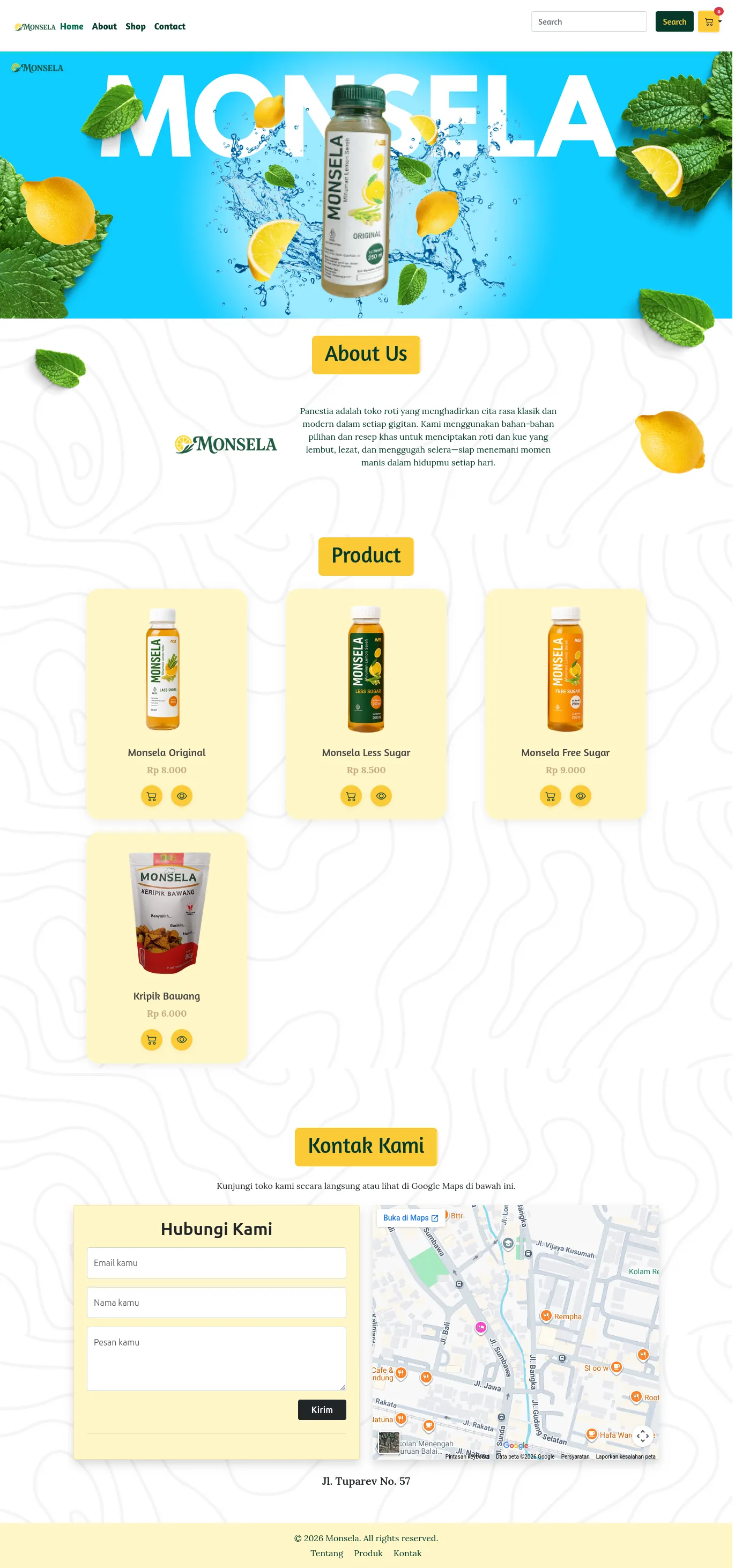 Monsela - Minuman Lemon & Sereh
